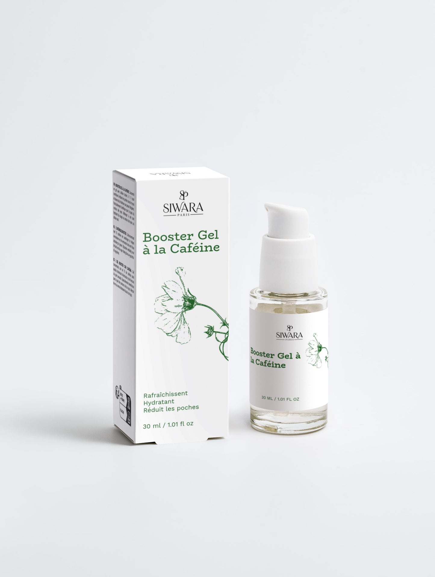 Gel caféine anti-poches pour yeux fatigués effet énergisant et défatigant