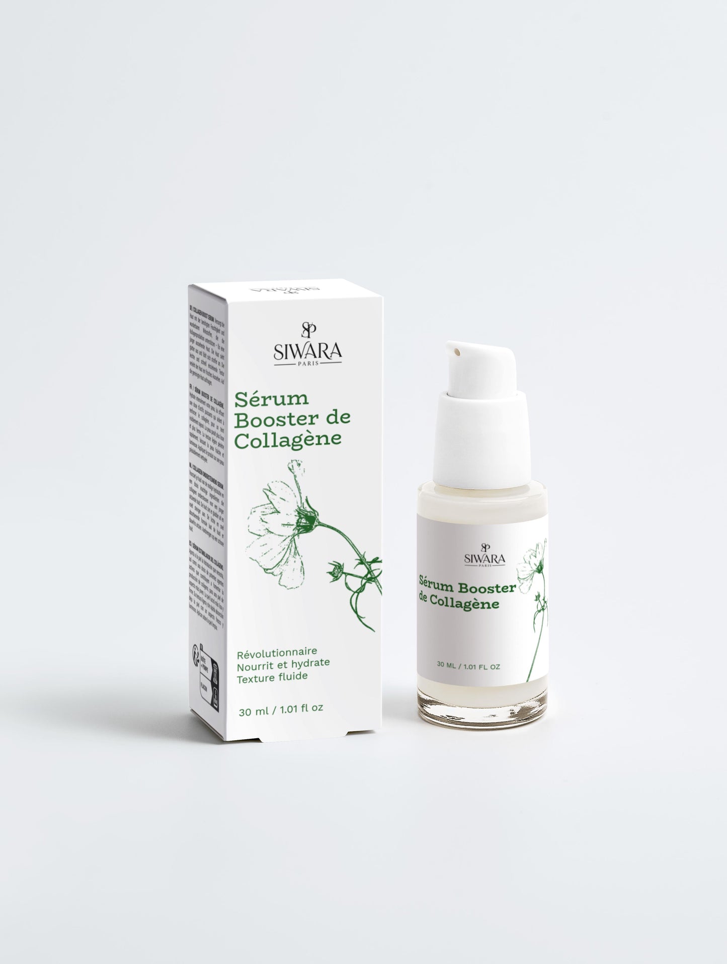 Sérum booster collagène anti-âge pour peau lisse et rajeunie SIWARA PARIS